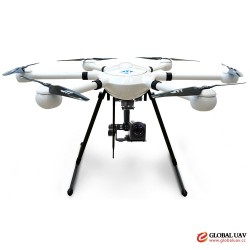 3D surveying and mapping drone 6 rotor UAV fpv racing drone