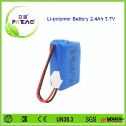 103040 rechargeable lipo battery 3.7v 2400mah for UAV
