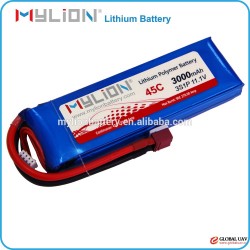 RC Lipo battery 11.1v For RC Plane or Helicopter or FPV 3000mah 45C From China Factory