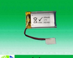 High quality rechargeable 3.7v 450mah li-polymer battery lipo battery for sexual toys,GPS tracker,ua