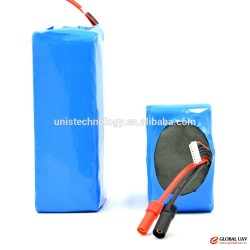 Hot selling ! 10P6S 22.2V 30Ah rechargable battery pack with LG 18650 HG2 with connector use for Rob