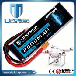 Upower 2200mah 3s1p 800mah 12c 20c lipo li-po rc battery for UAV FPV airplane models