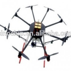 High quality 8 rotors protect agriculture Unmanned Aerial Vehicle loaded pesticide GPS mapping uav c