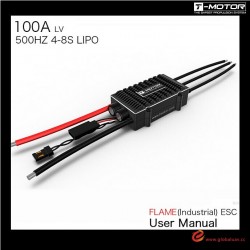 T-Motor ESC Brushless 100a 2-8s RC copter electronic esc for RC Helicopter