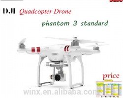 NEW hot product!DJI phantom 3 standard quadcopter camera drone with 2.7K HD camera and 3-Axis Gimbal