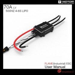 T-Motor ESC 70a 4-6s Brushless RC copter electronic Speed Controller for Uav aircraft