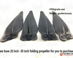 21 inch, 22 inch, 28 inch, 30 inch Folding composite carbon fiber propeller fit for big agriculture