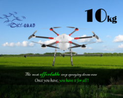 2016 New model TYX 10kg Agricultural spraying drone hexacopter crop spraying UAV