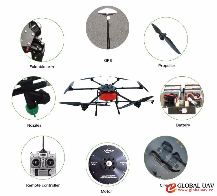 10L 20L high power agriculture drone price uav agriculture drone sprayer for farmer