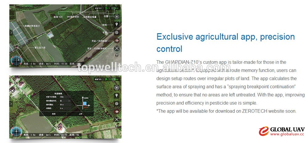 Axles Drone Professio<em></em>nal Agriculture Drone Crop Sprayer Helicopter Spraying Agriculture