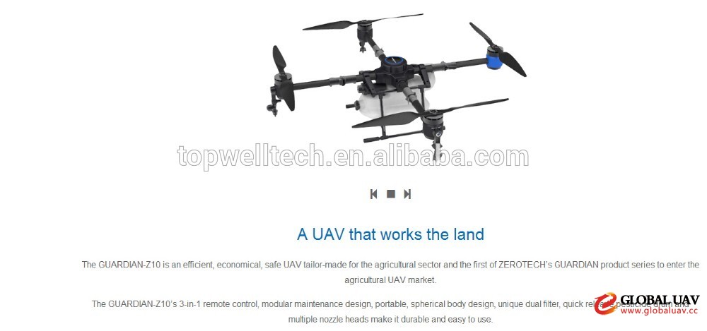 professio<em></em>nal drone agriculture sprayer long range drone UAV payload 10KG