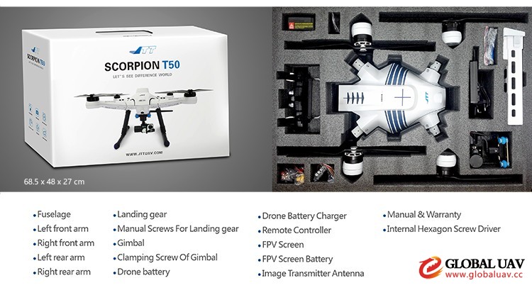 New professio<em></em>nal quadcopter 4-rotor drone with HD camera