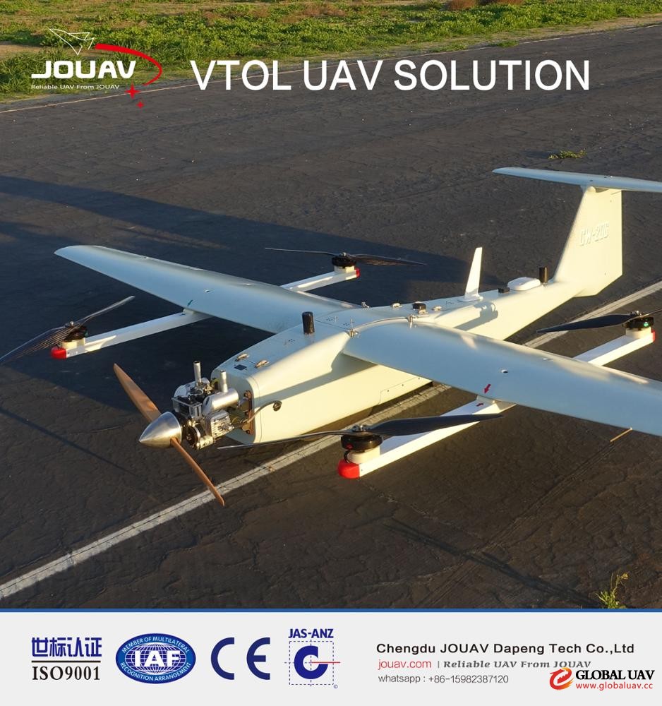 VTOL fixed wing long ranges mapping drones