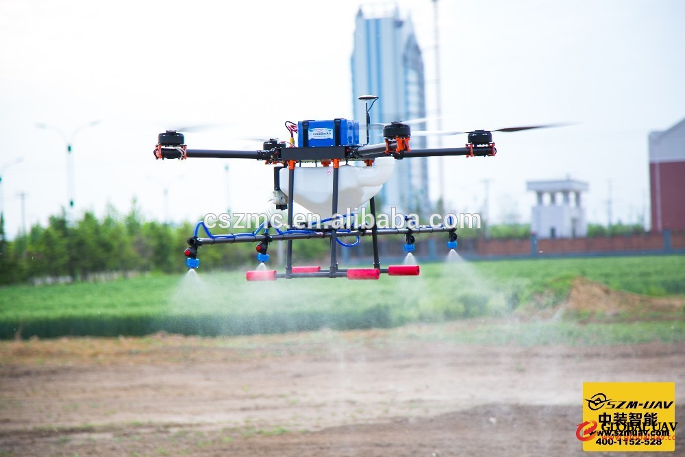 10liter Pesticide Sprayer UAV drone for agriculture with GPS, WIFI transmission