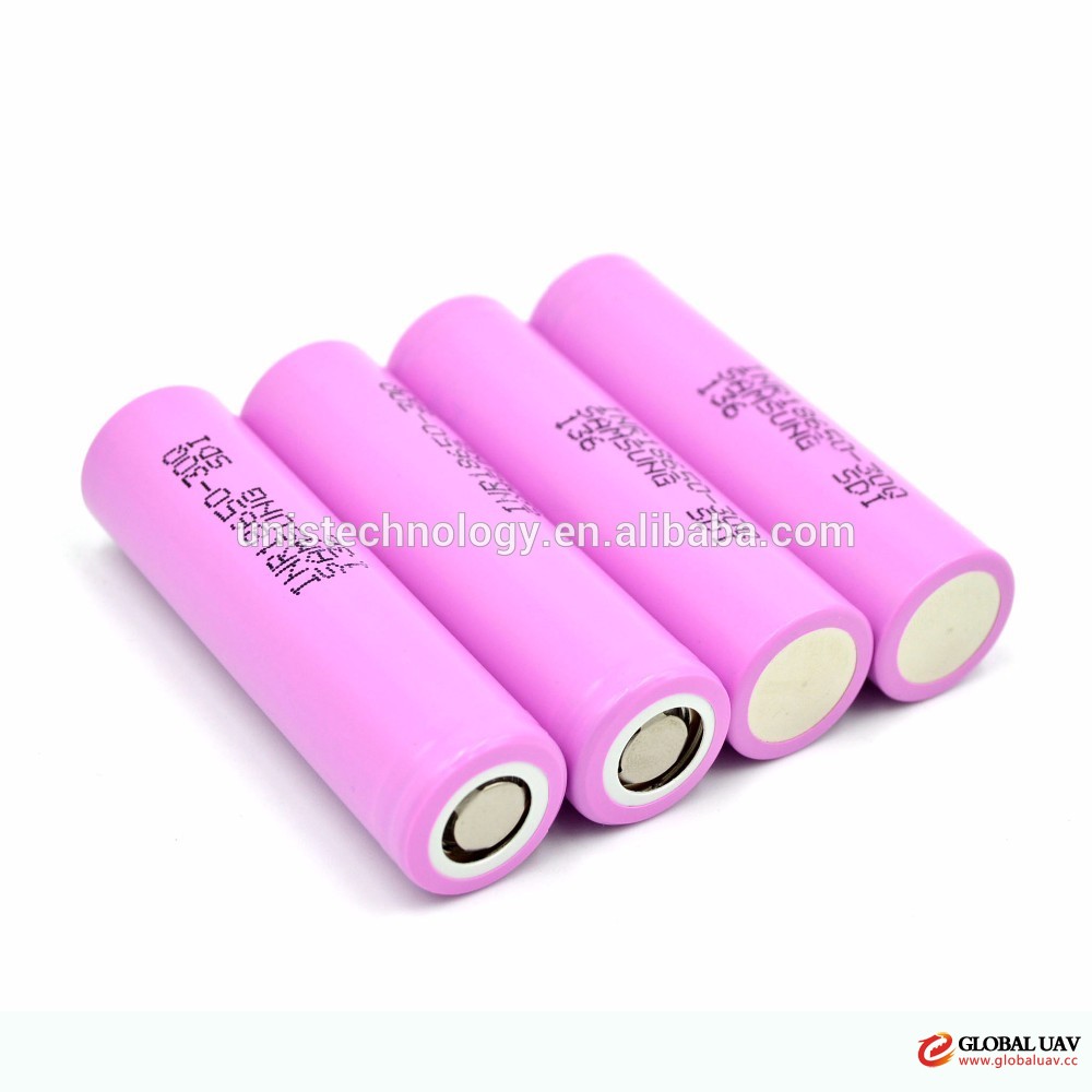 Best selling ! high drain Samsung SDI INR18650 30Q 3000mAh 15A 3.7V rechargeable battery use for UAV,E-cig