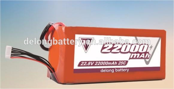 High Voltage capacity improve 15% UAV Drone Agricultural Plant Protection Lithium polymer Battery 22.8V 22000mAh with 6S 12S