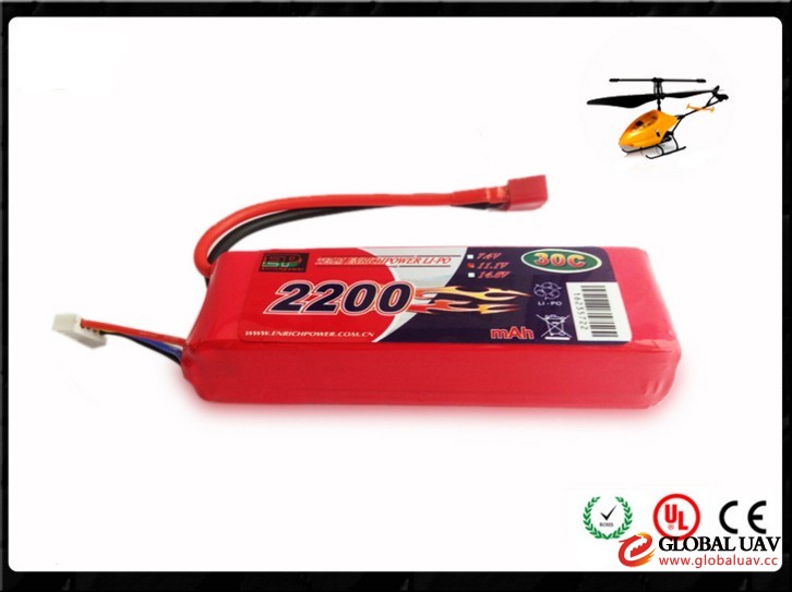 UAV Battery Packs 3300mAh 14.8V 4S 35C Lipo Battery Charger for RC Helicopter Airplane Drones