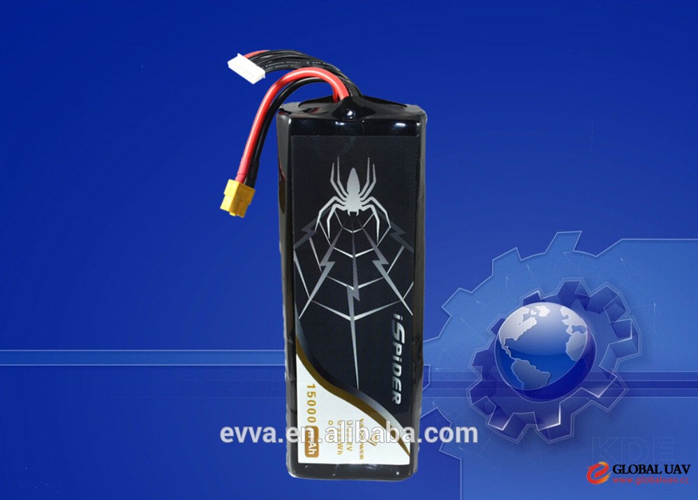 iSPIDER 22.2V 15C High Performance Li-ion Battery for drone multirotor RC and UAV