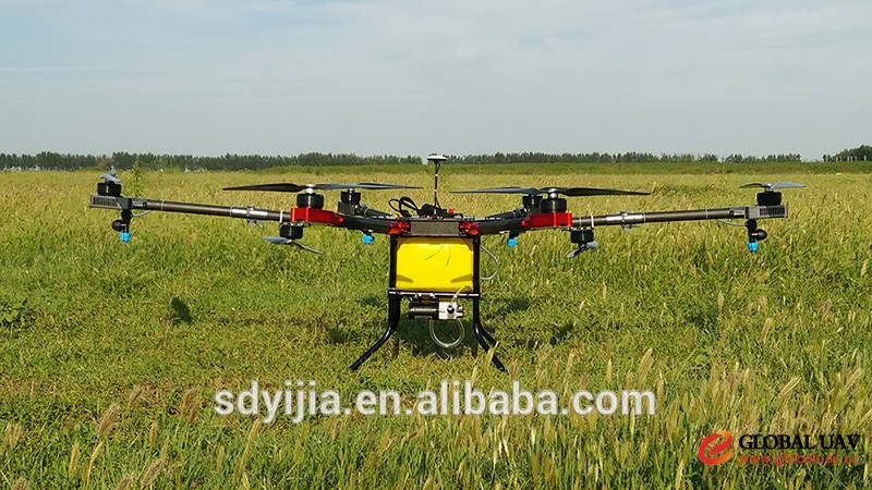 Agricultural uav drone crop sprayer with autopilot and gps