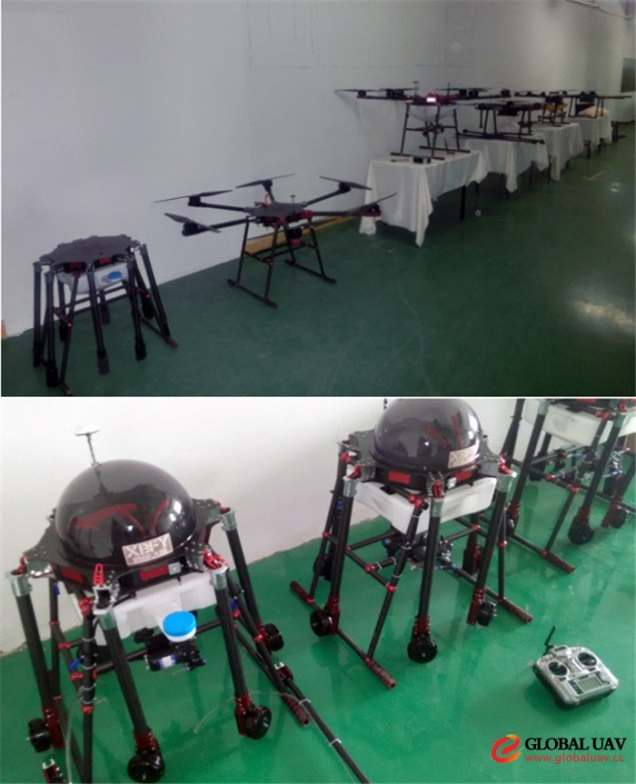 Top sale for gps agriculture drone crop sprayer spare parts UAV drone fitting me<em></em>tal component
