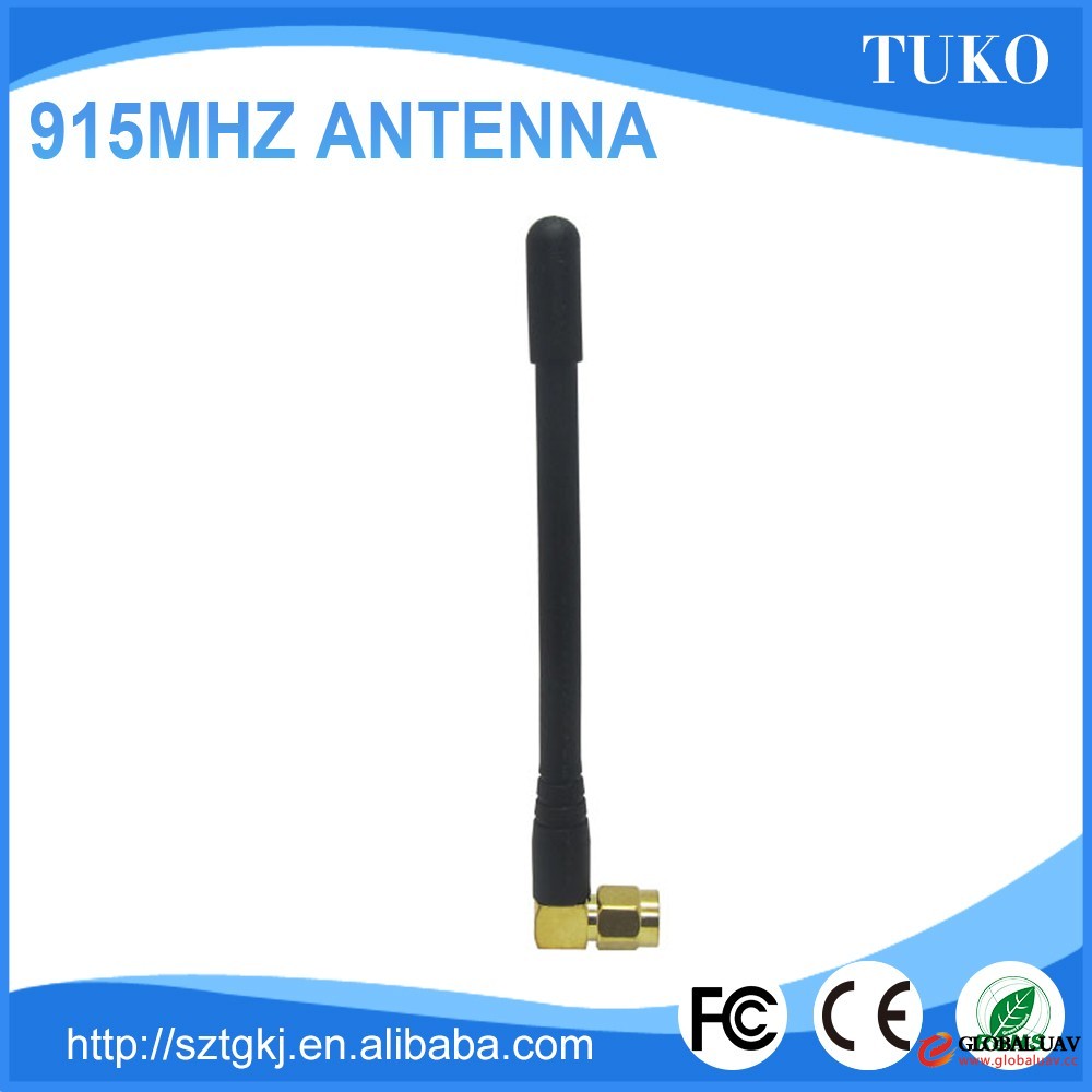 915mhz 3db black rubber duch sma antenna for UAV