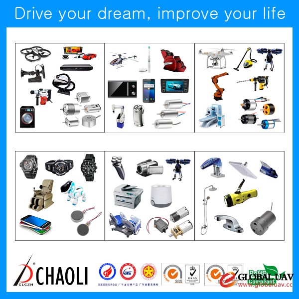 micro dc motor with Chaoli CL 820 8.5x20mm for 90mm-150mm DIY Micro FPV RC Quadcopter f<em></em>rame-chaoli2016