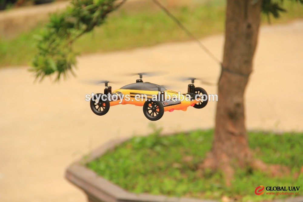 2 in 1 functio<em></em>nal rc hobby toys UAV outdoor 2.4G flying car drone