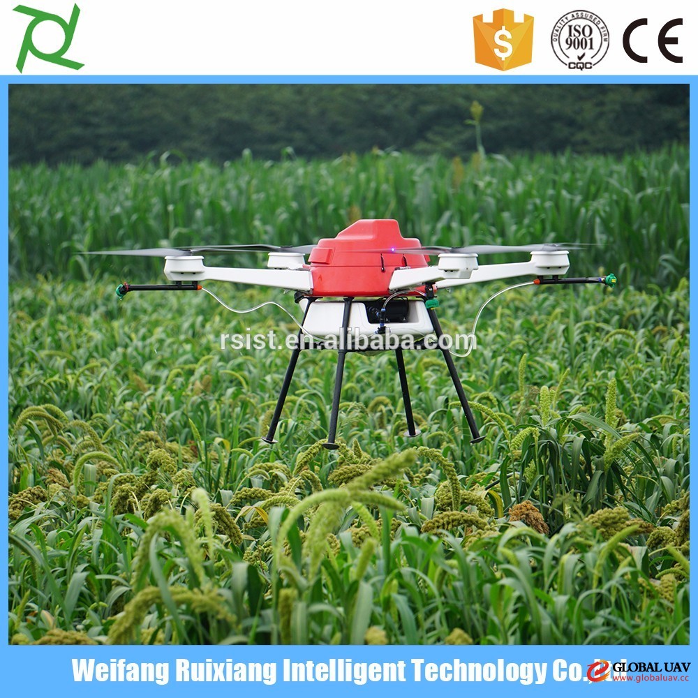 Carbon racing f<em></em>rames agricultural spraying drone professio<em></em>nal UAV 10kg