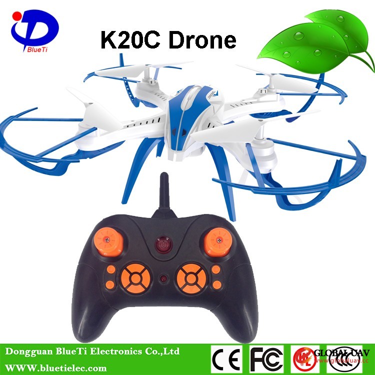 K20C 2.4GHz 4CH 6Axis Height keeping UAV rc toy quadcopter drone with camera