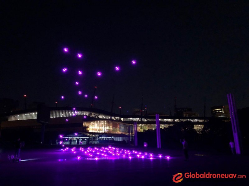 The Brightest Star in the Night Sky! Drone Performance to Help Zhengzhou Mylike Anniversary