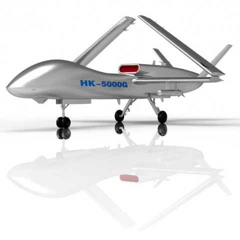 HK-5000G Shipboard Foldable Wings Reconnaissance Strike Drone